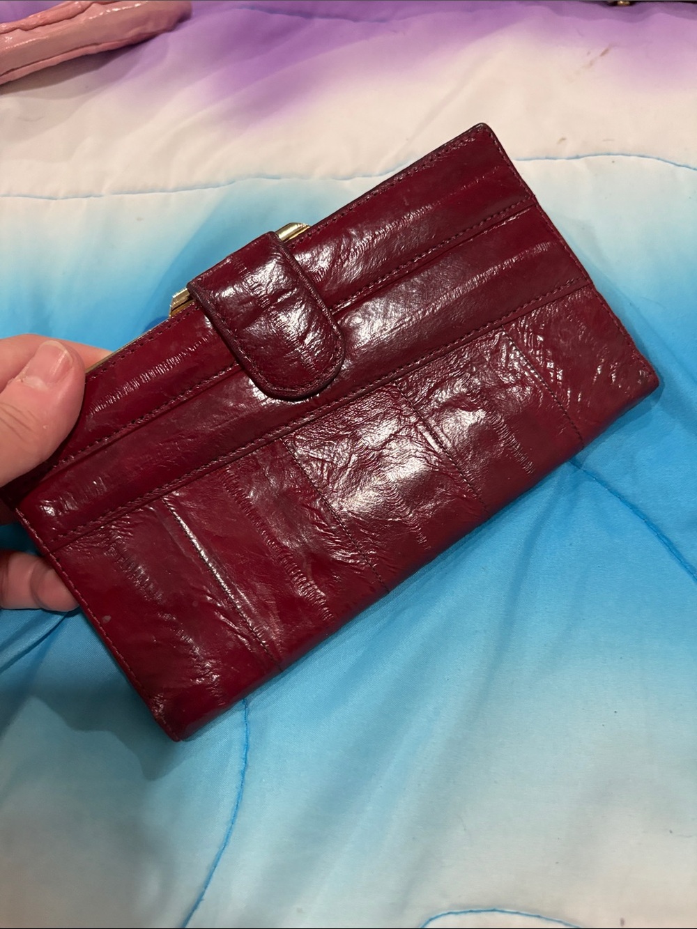 GENUINE EEL SKIN wallet